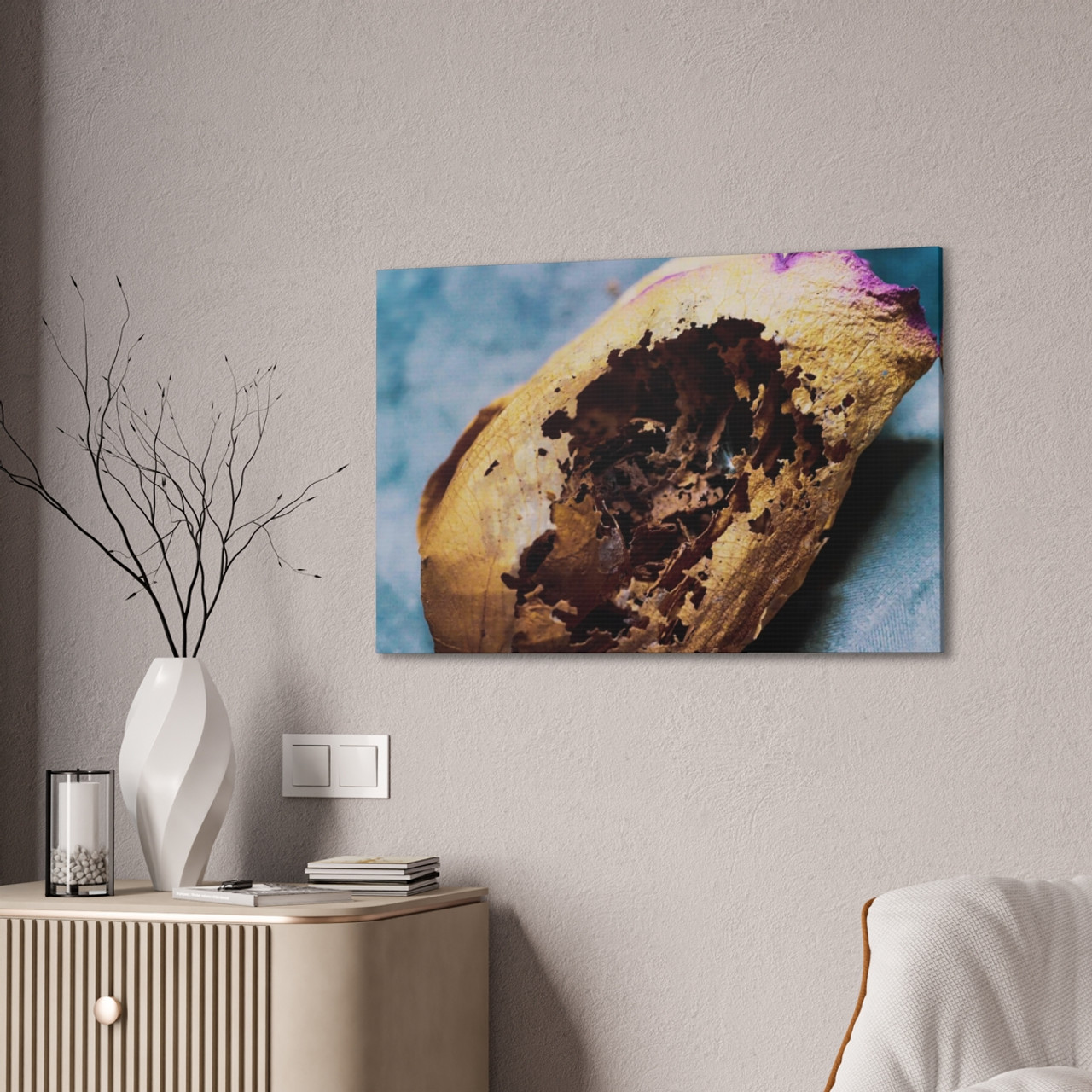 Beauty's Decay - Stretched Canvas Print