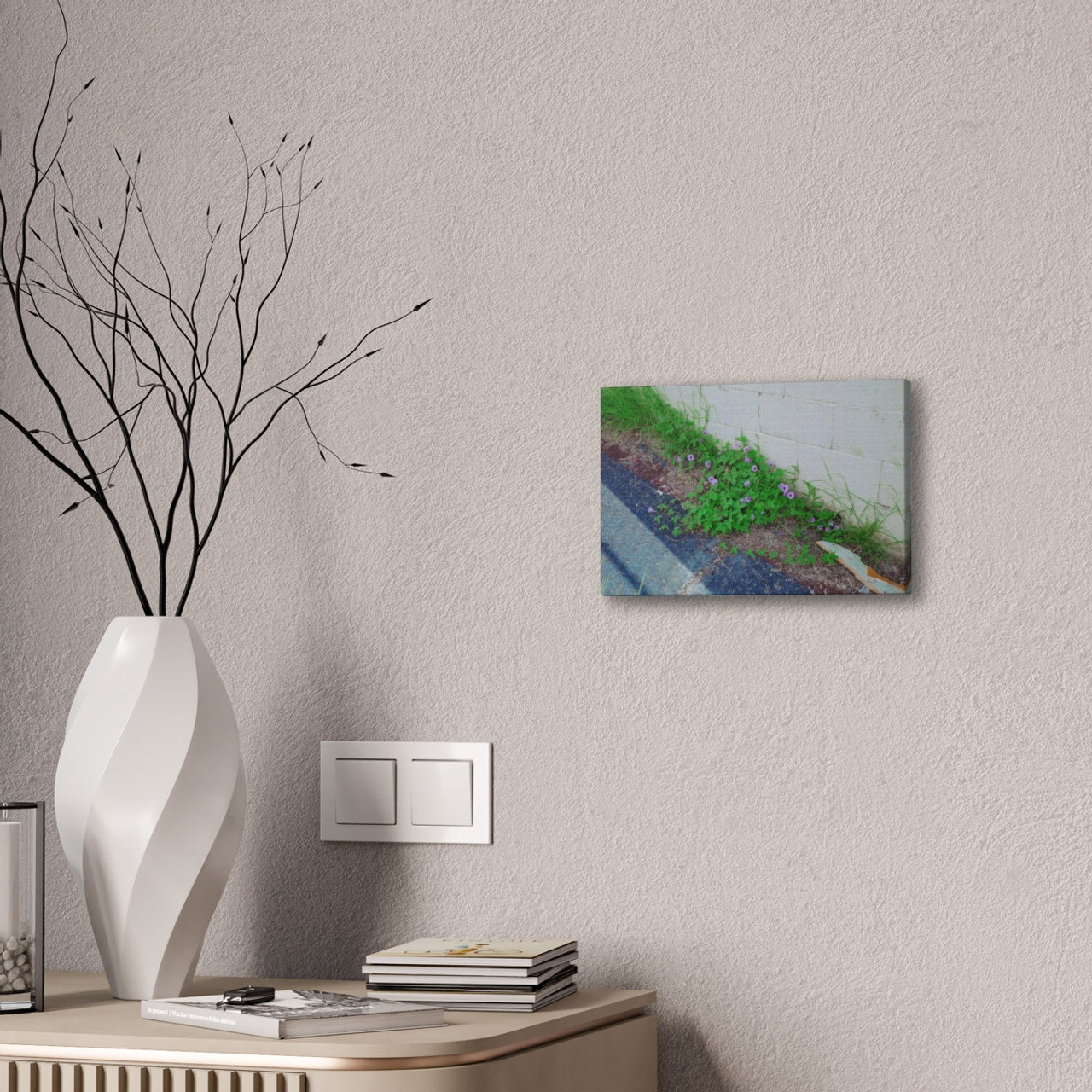 Nature Reclaiming - Stretched Canvas Print