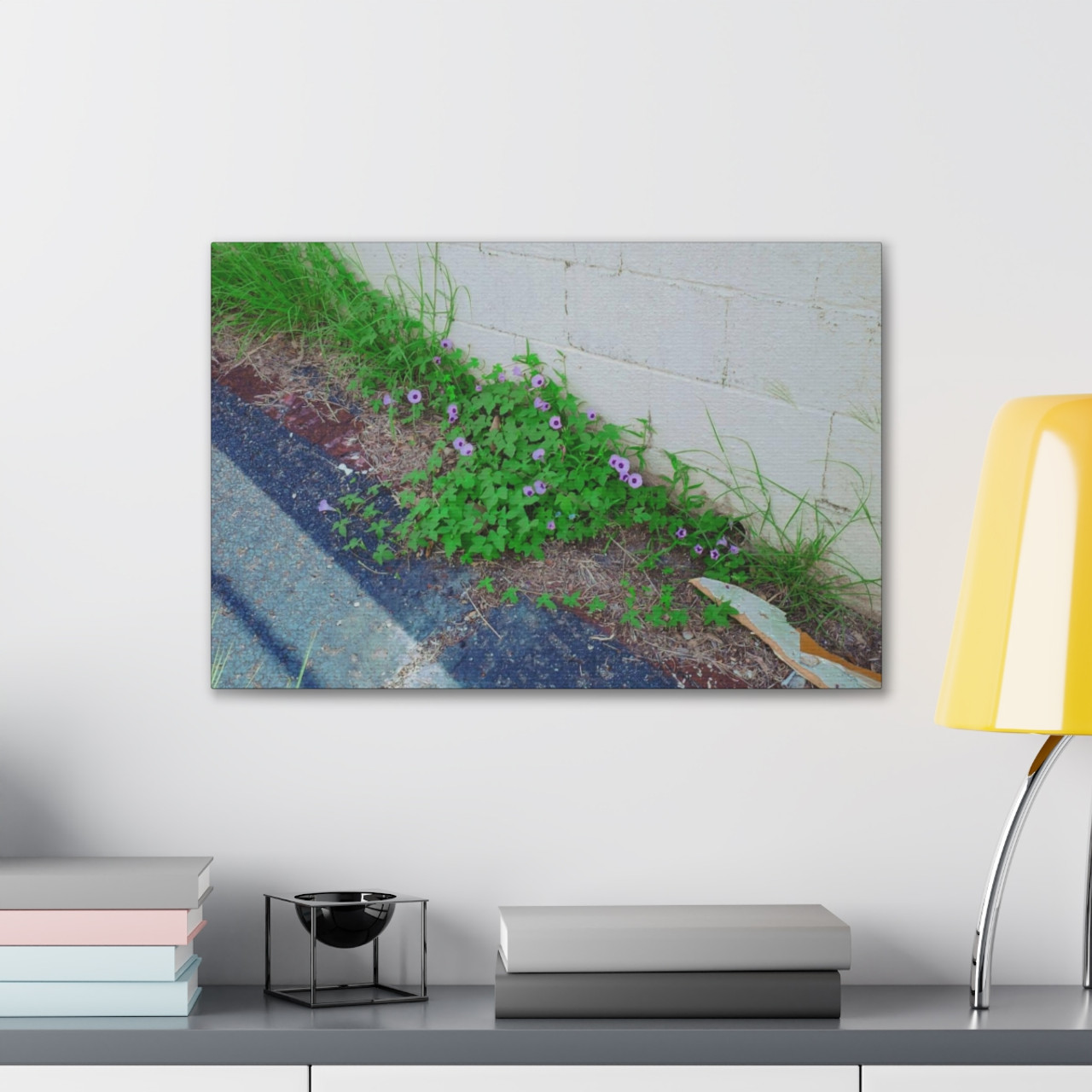 Nature Reclaiming - Stretched Canvas Print