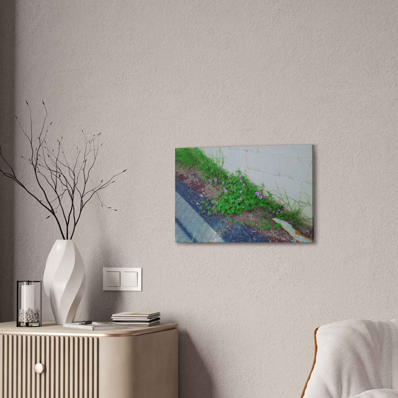 Nature Reclaiming - Stretched Canvas Print
