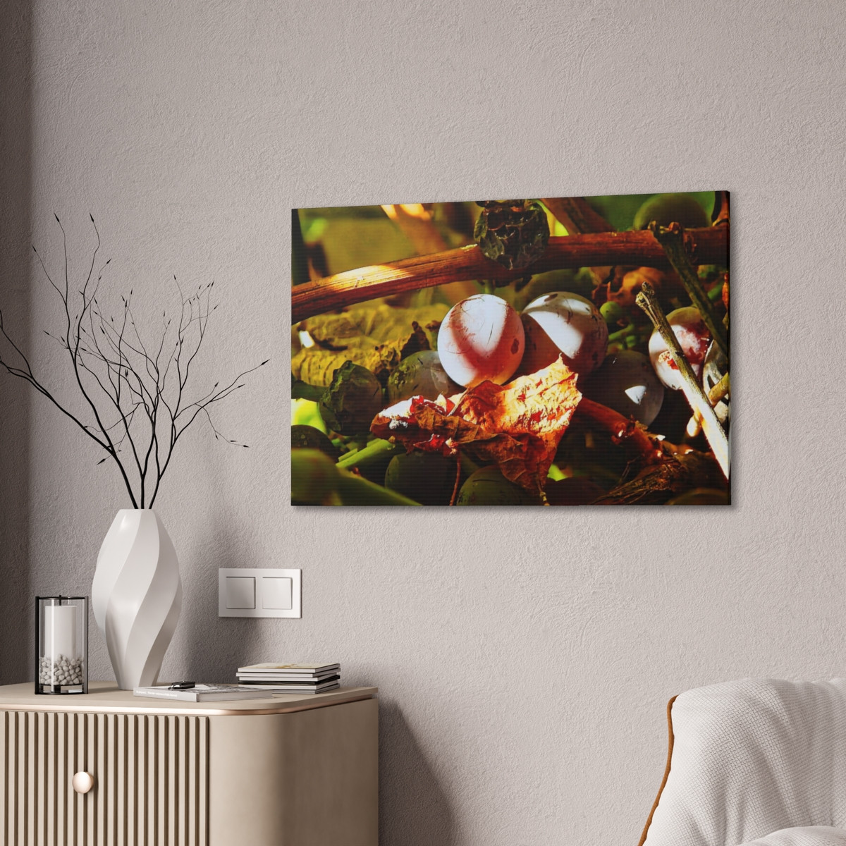 Berries - Stretched Canvas Print