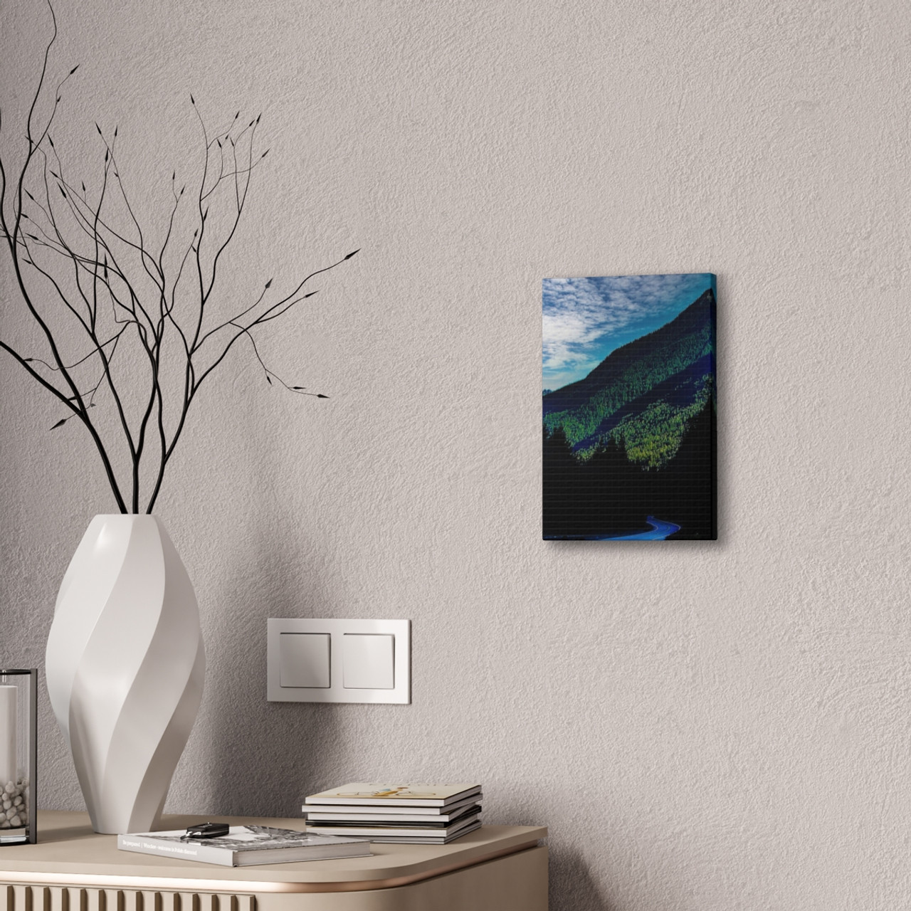 The Slope - Stretched Canvas Print