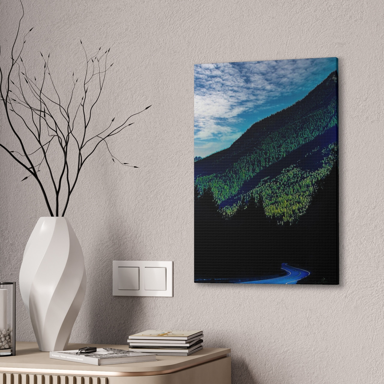 The Slope - Stretched Canvas Print