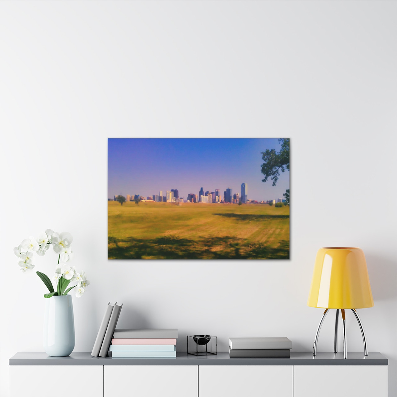 Dallas Skyline - Stretched Canvas Print