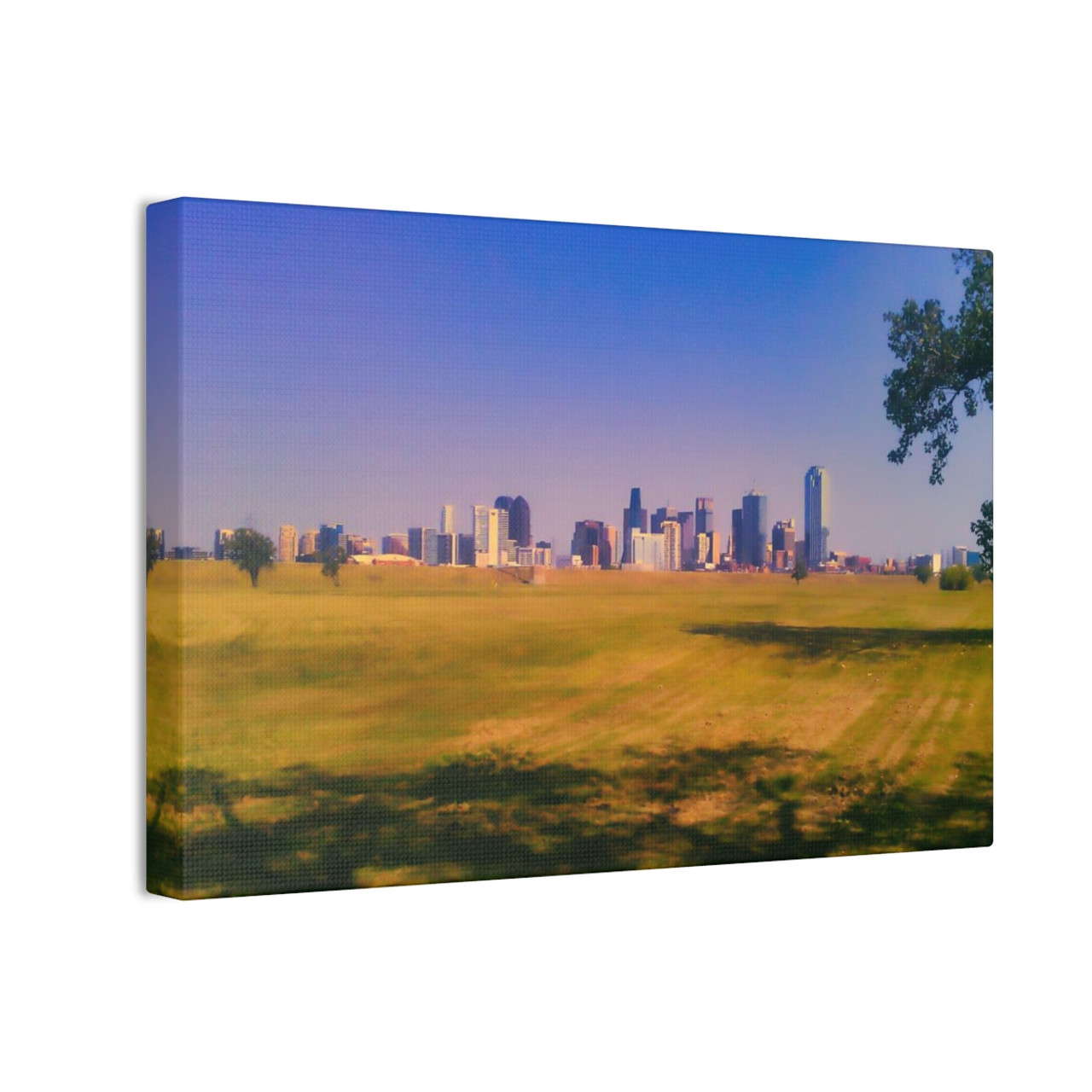Dallas Skyline - Stretched Canvas Print