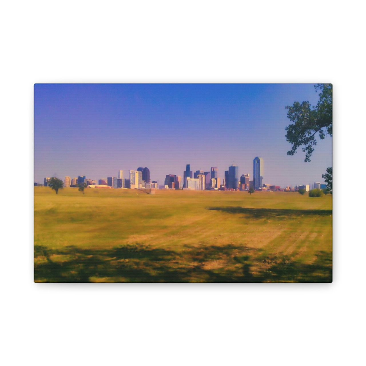 Dallas Skyline - Stretched Canvas Print