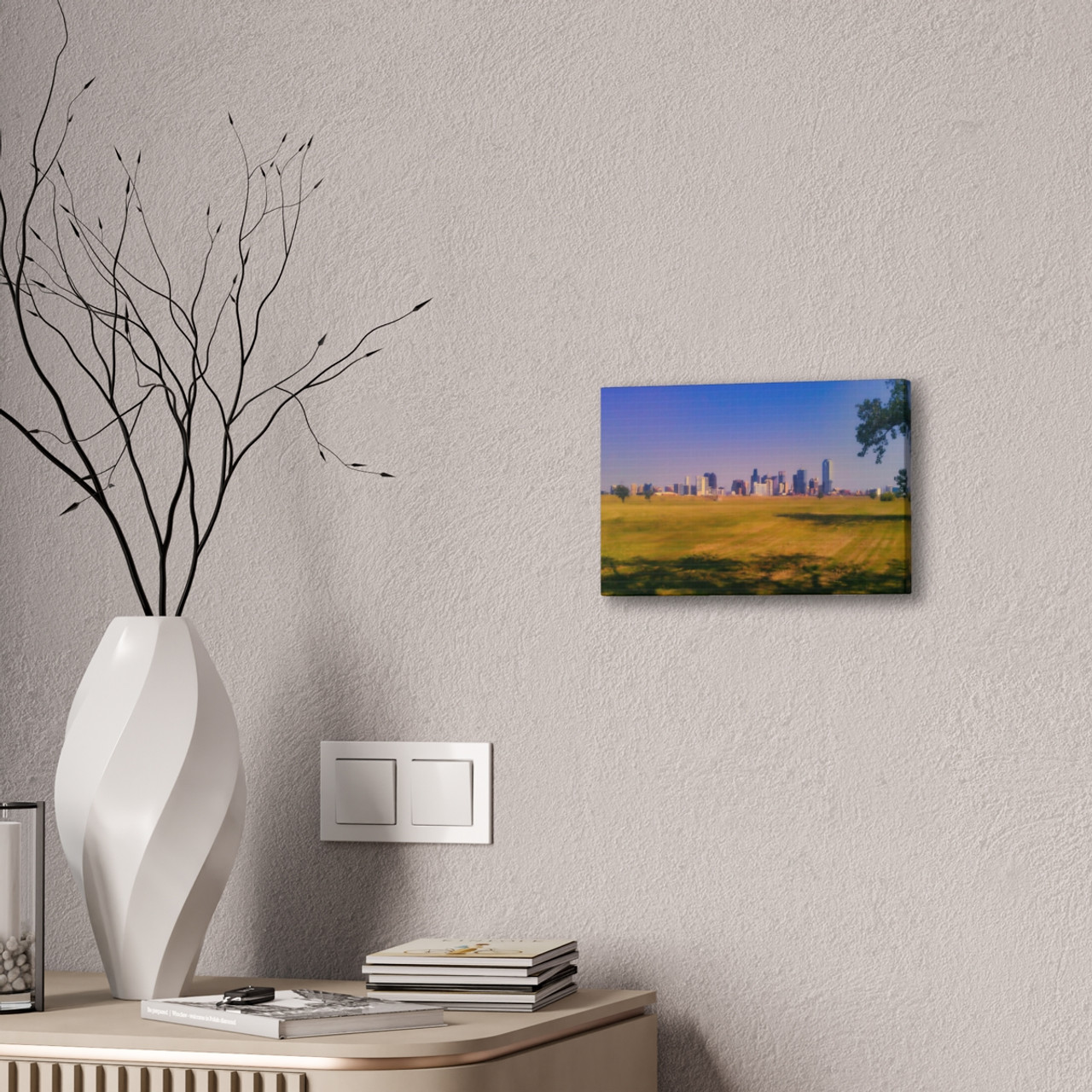 Dallas Skyline - Stretched Canvas Print