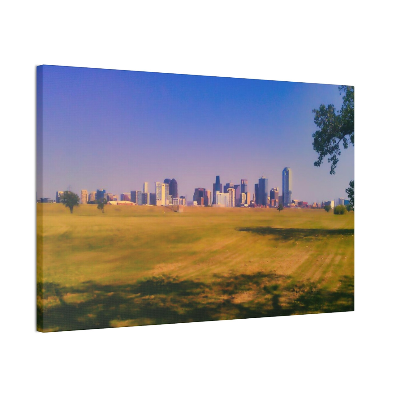 Dallas Skyline - Stretched Canvas Print