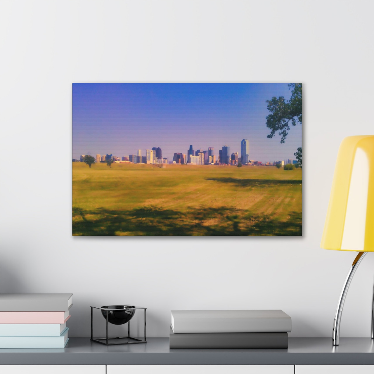 Dallas Skyline - Stretched Canvas Print