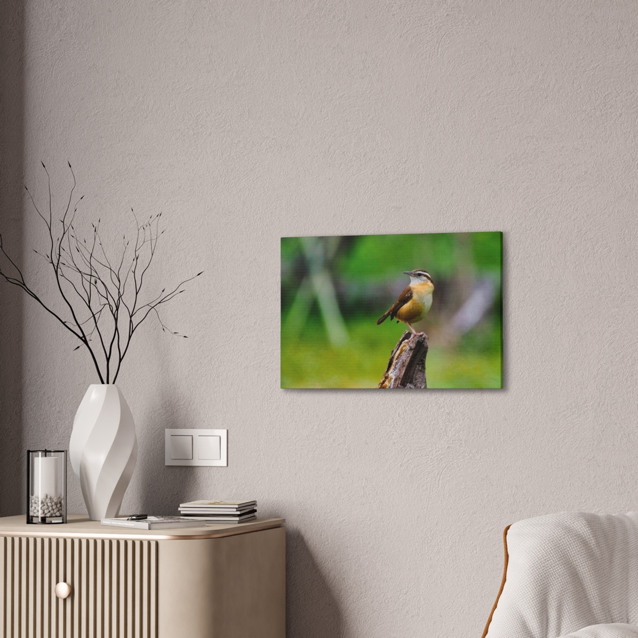Finch - Stretched Canvas Print