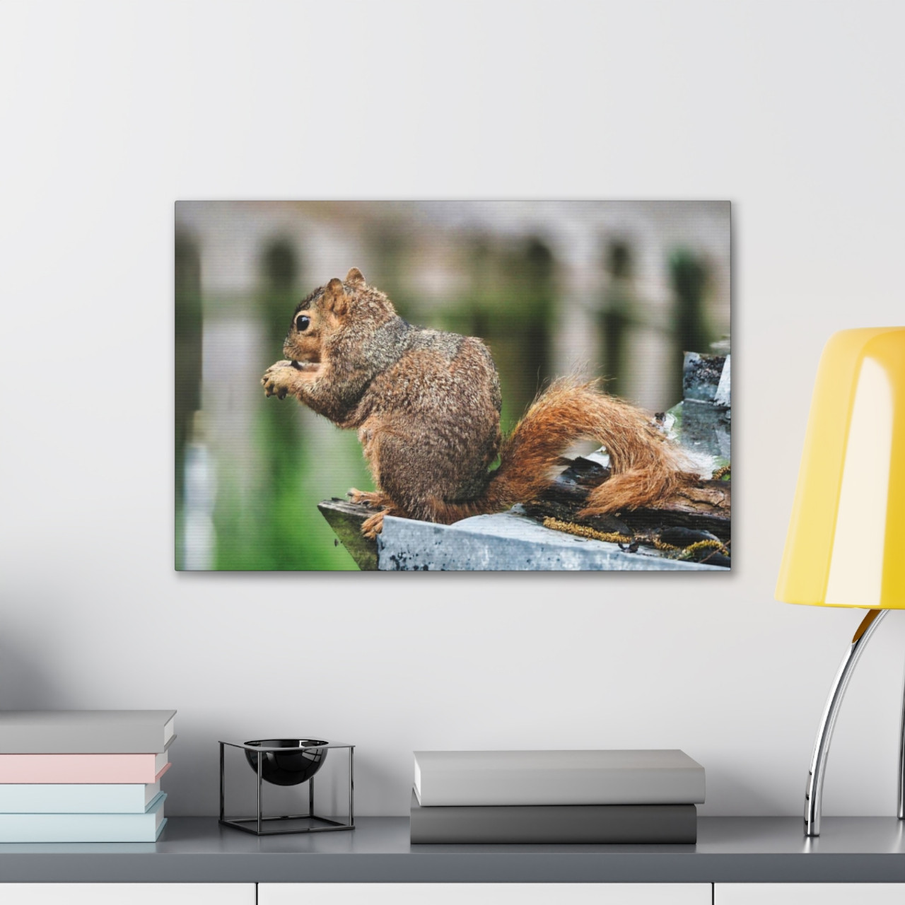 Biding His Time - Stretched Canvas Print