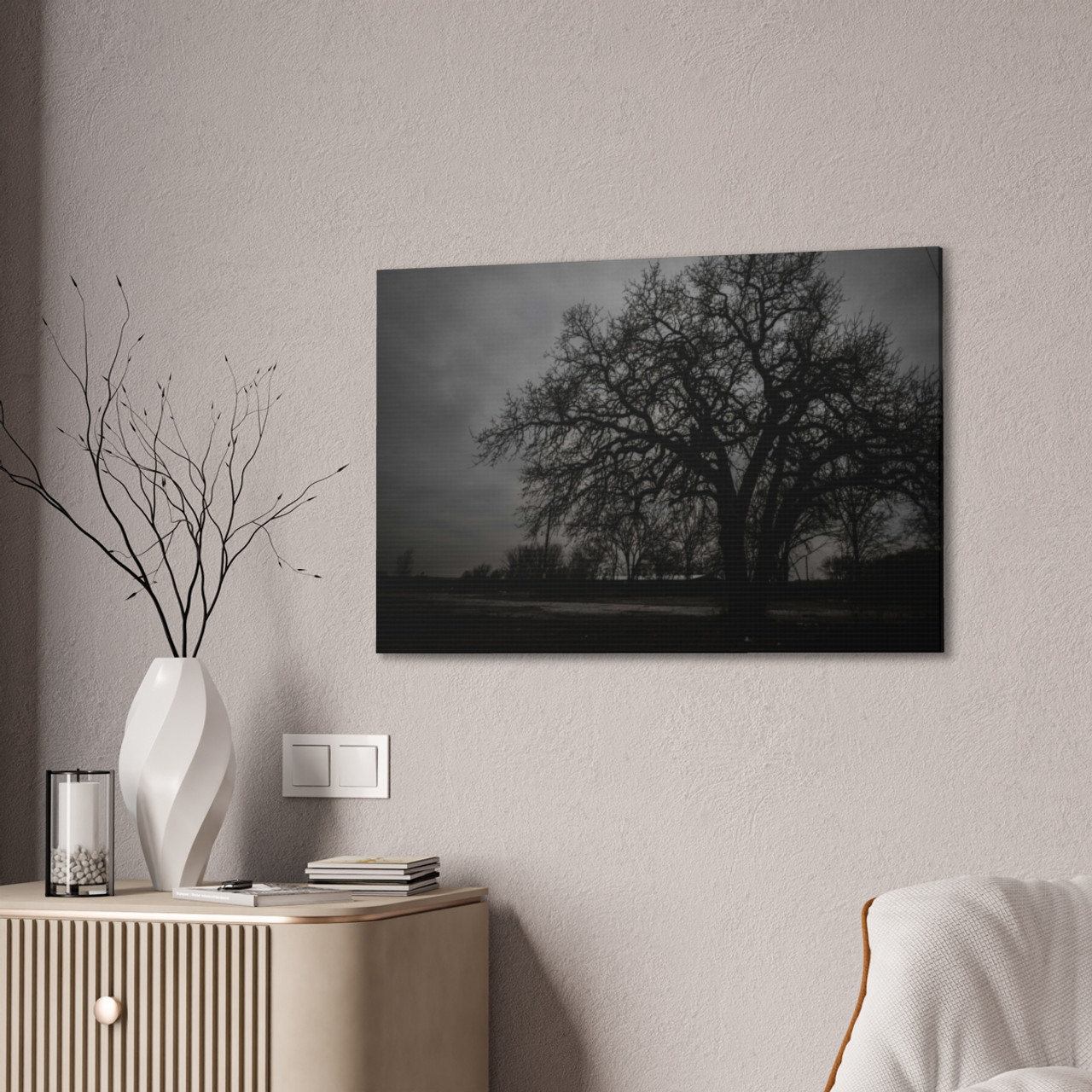 Haunted Oak - Stretched Canvas Print
