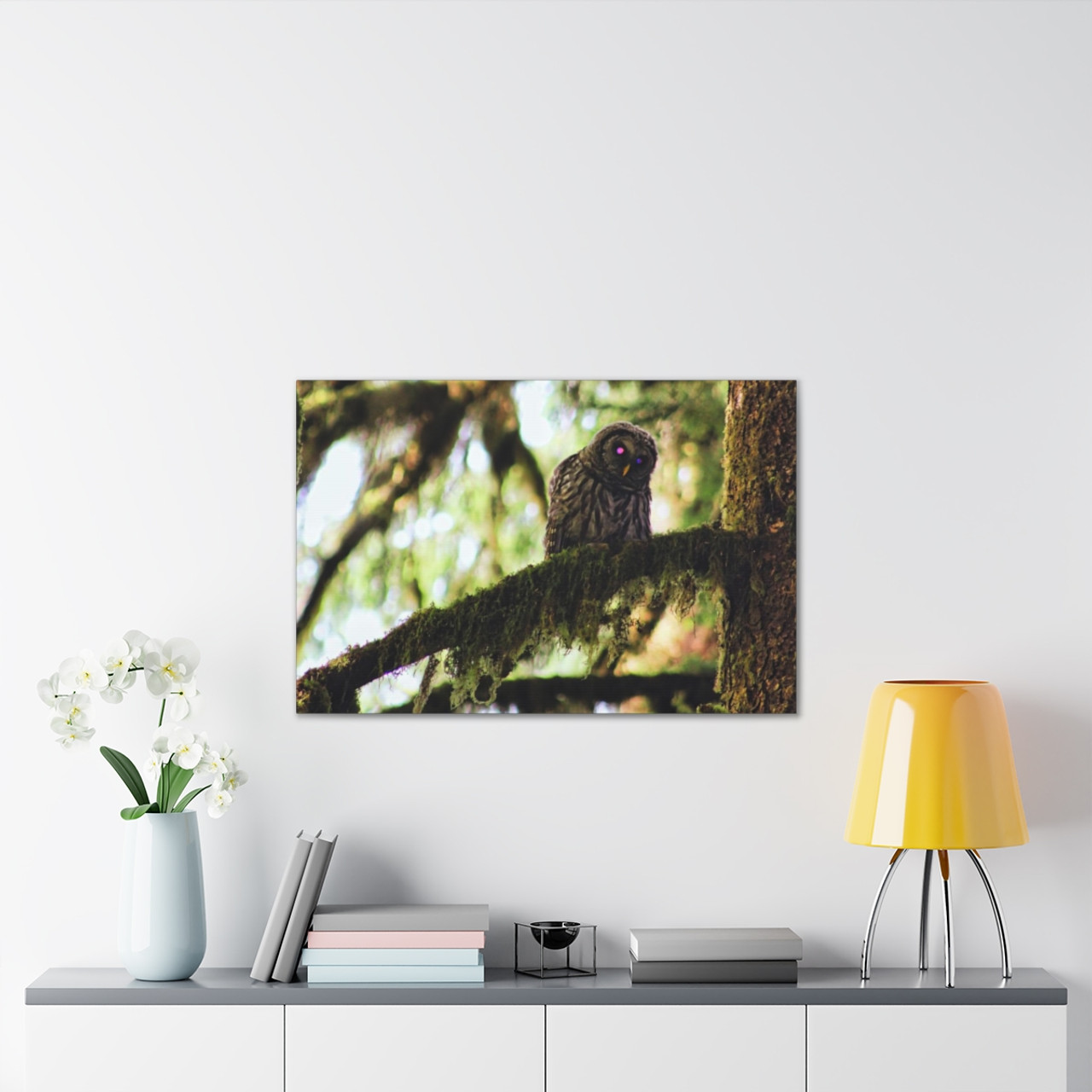 Watchful Kami - Stretched Canvas Print