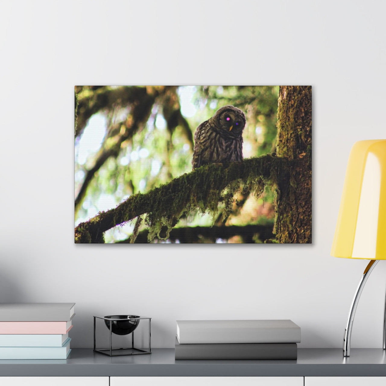 Watchful Kami - Stretched Canvas Print