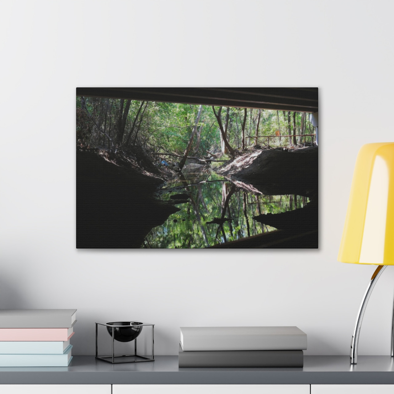 Under the Bridge - Stretched Canvas Print