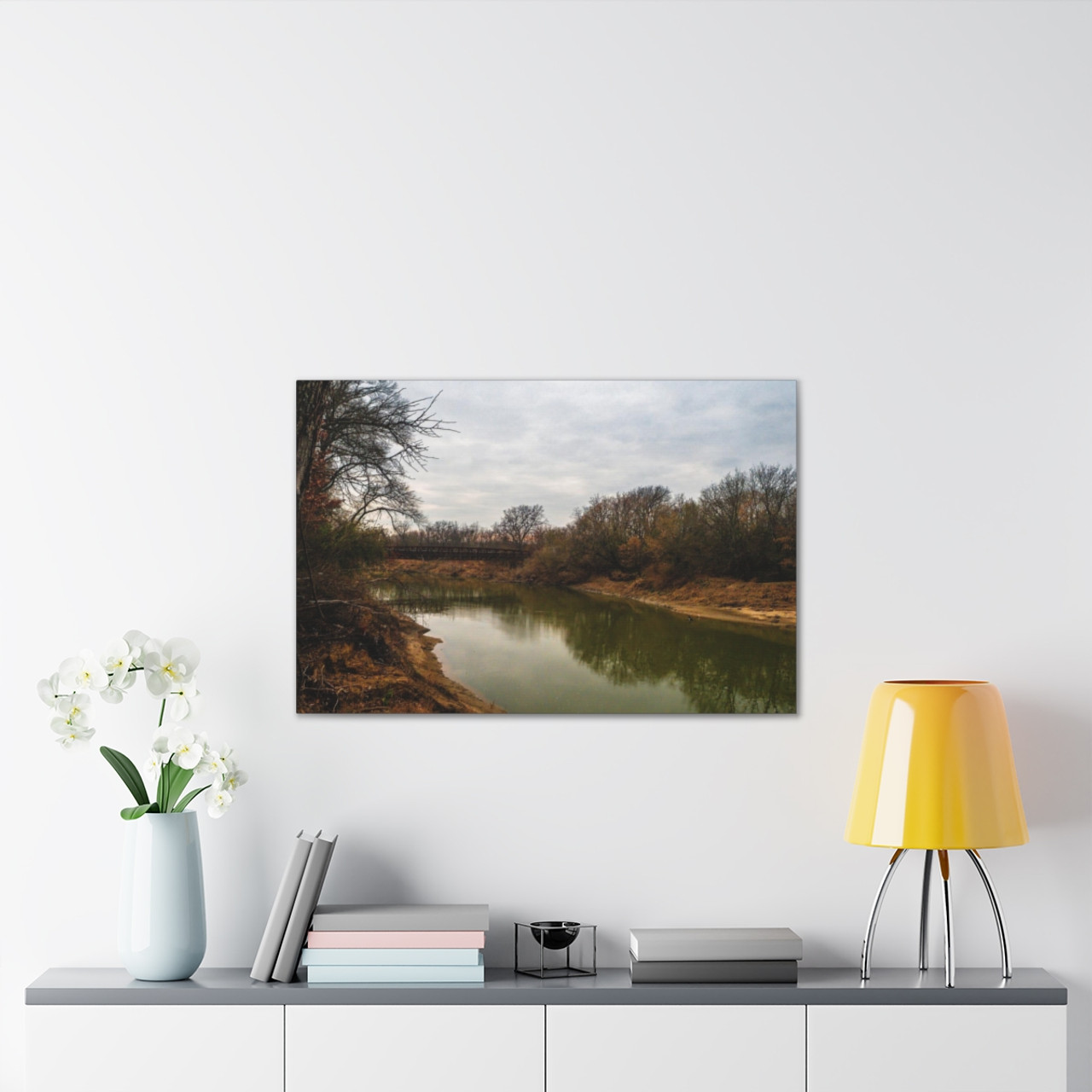 Banks of the Trinity - Stretched Canvas Print