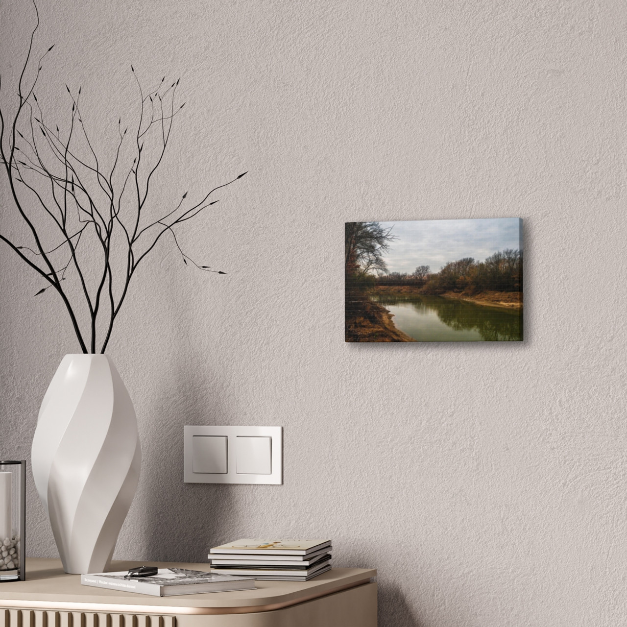 Banks of the Trinity - Stretched Canvas Print