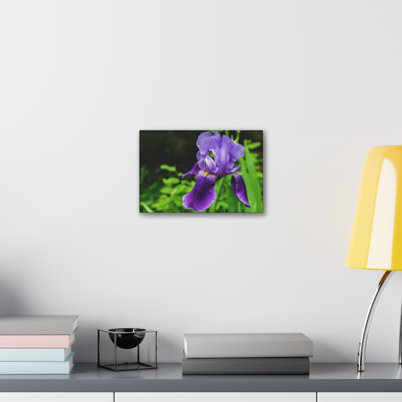 Violet Iris - Stretched Canvas Print