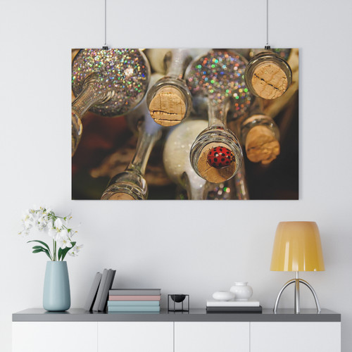 Glass and Glitter - Giclee-Printed Fine Art Photographic Print on Museum Grade Paper