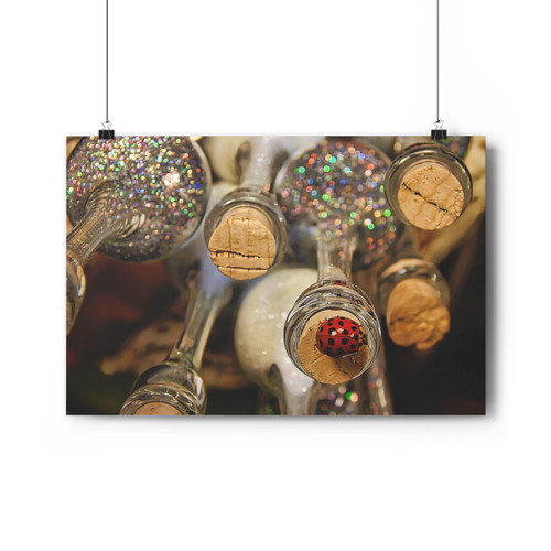 Glass and Glitter - Giclee-Printed Fine Art Photographic Print on Museum Grade Paper