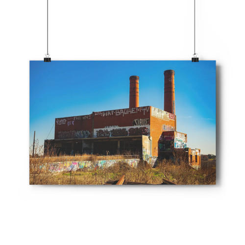 Echo Lake Incinerator - Giclee-Printed Fine Art Photographic Print on Museum Grade Paper