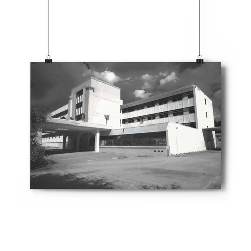Sad City Hospital - Giclee-Printed Fine Art Photographic Print on Museum Grade Paper