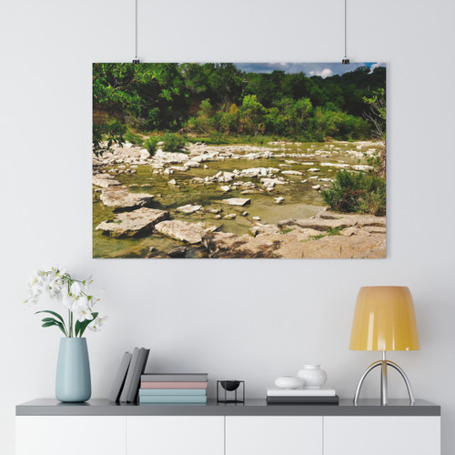 Paluxy River - Giclee-Printed Fine Art Photographic Print on Museum Grade Paper
