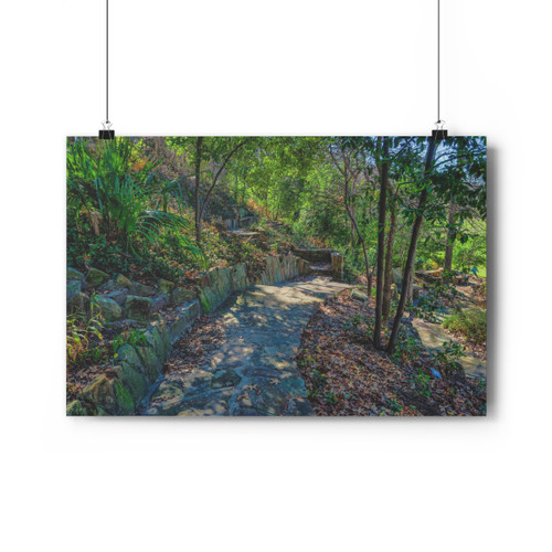 Reverchon Road - Giclee-Printed Fine Art Photographic Print on Museum Grade Paper
