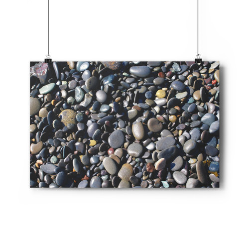 Surf Stones - Giclee-Printed Fine Art Photographic Print on Museum Grade Paper