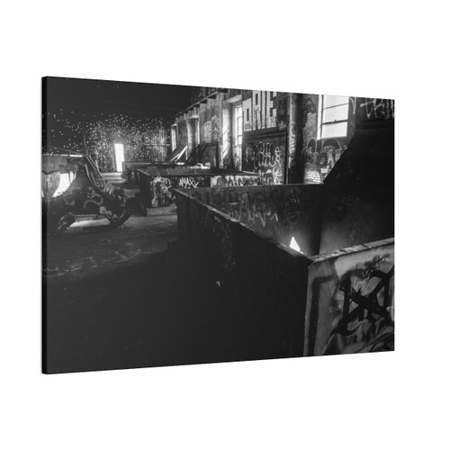 Industrial Dreamscape - Stretched Canvas Print
