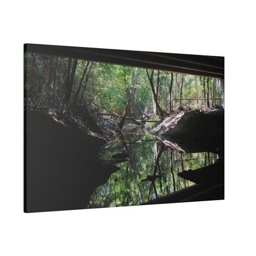 Under the Bridge - Stretched Canvas Print