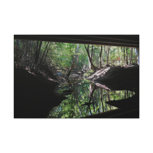 Under the Bridge - Stretched Canvas Print