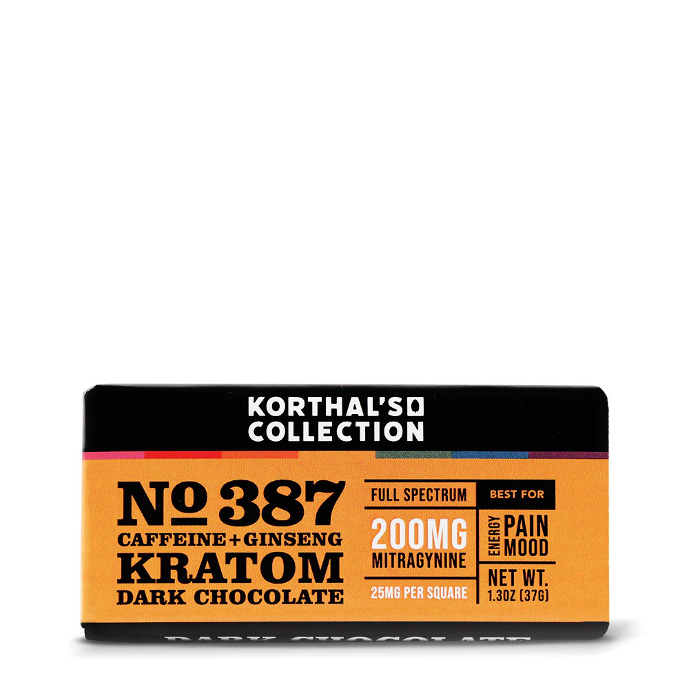 Korthals' No 395 - Kratom + Caffeine Chocolate Bars