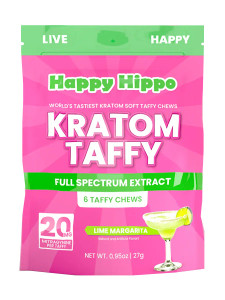 Happy Hippo | Kratom Taffy | 120MG Happy Hippo | Kratom Taffy | 120MG