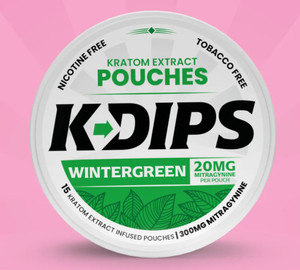 K- Dips | Kratom Extract Pouches |20mg | Wintergreen K- Dips | Kratom Extract Pouches |20mg | Wintergreen