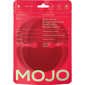 Mojo | Brain Boost Gummies | Pomegranate Hibiscus Mojo | Brain Boost Gummies | Pomegranate Hibiscus
