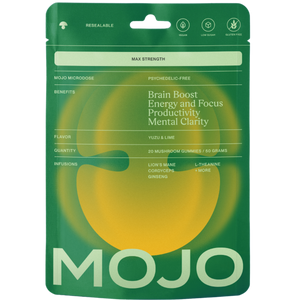 MOJO | Brain Boost Gummies | Max Strength | Yuzu Lime MOJO | Brain Boost Gummies | Max Strength | Yuzu Lime