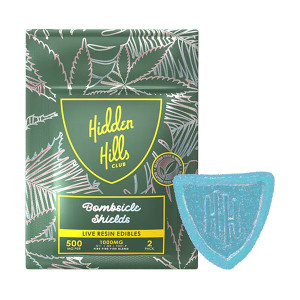 Hidden Hills | Live Resin Shields Gummies 2 Pack | 1000mg