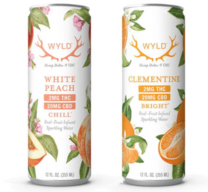 Wyld Hemp | Low-Dose THC Sparkling Water | 2mg THC + 20mg CBD