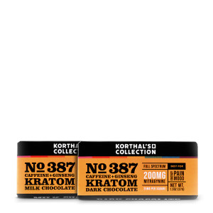 Korthals' No 395 - Kratom + Caffeine Chocolate Bars Korthals' No 395 - Kratom + Caffeine Chocolate Bars