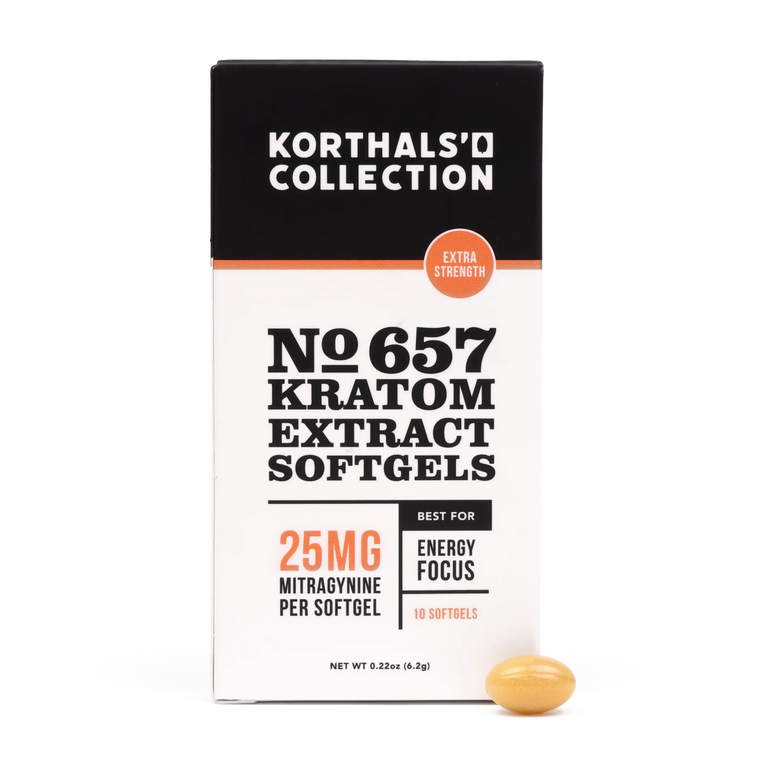 Korthal’s Collection | Kratom Extract Soft gels |No. 657 |25 mg