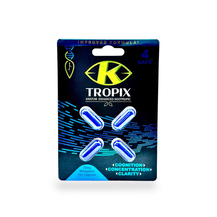 KTropix | Kratom Extract Capsules (4 Pack) KTropix | Kratom Extract Capsules (4 Pack)
