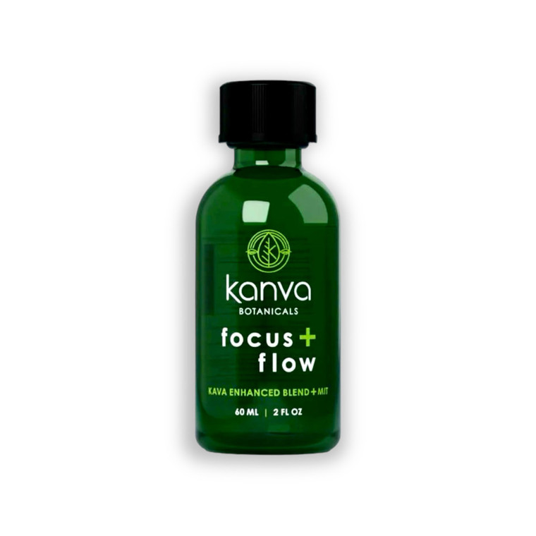 Kanva Botanicals | Focus + Flow (Kava + Kratom Blend) | 2 fl oz