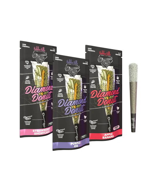 Hidden Hills | Diamond Boyz Diamond Donut Pre-Roll | 2.2g