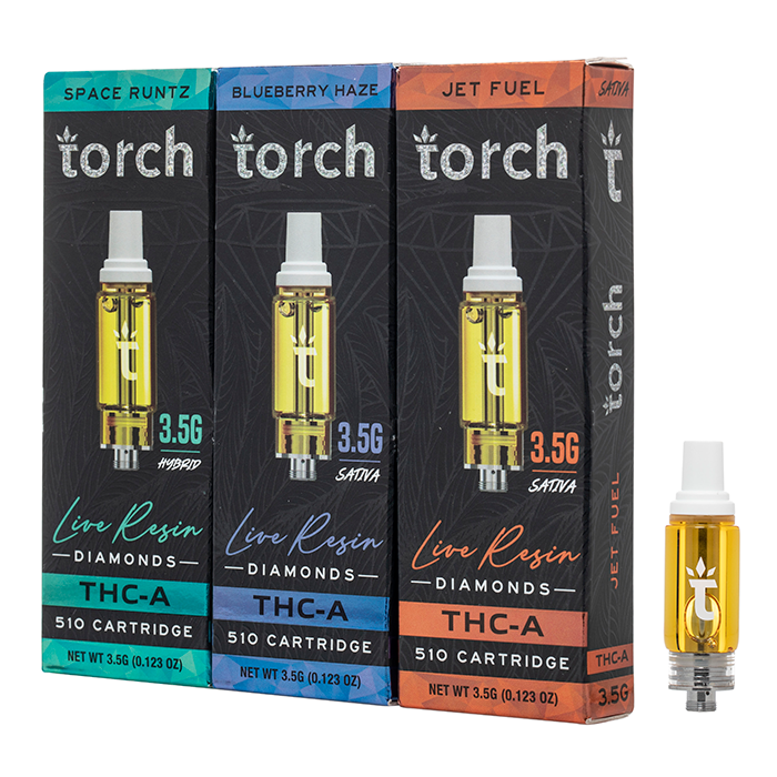 Torch | Live Resin Diamond Cartridges | 3.5g