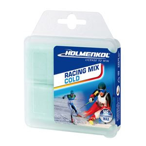 HOLMENKOL　RACING MIX　COLD/MID　HF Holmenkol Racing Mix Cold Blue 70g Bar