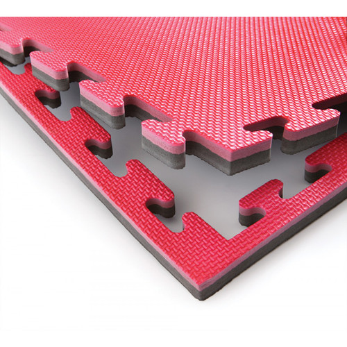 PROLAST Puzzle Sports Mat Red/Black Color PROLAST Puzzle Sports Mat Red/Black Color