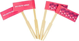 NO NUTS HERE FLAGS - Allergy Apparel™, LLC