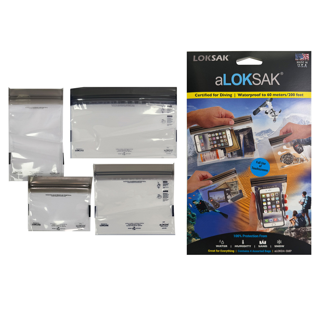 LokSak Waterproof Bags 100% Leakproof Storage Bags