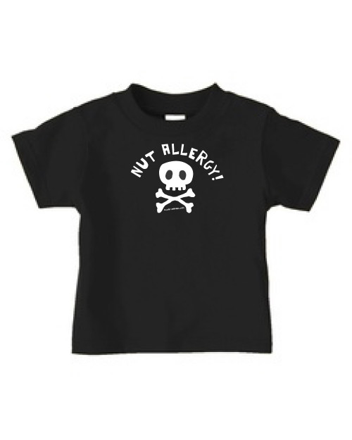 kids nut allergy shirt